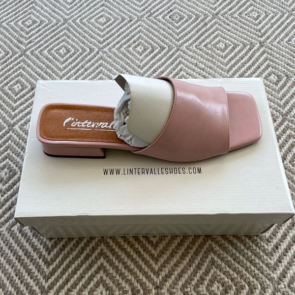 L'INTERVALLE Pink Mules - Picture 2 of 3